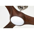 thumbnail image 7 of kathy ireland HOME - Lindbergh Eco-3 Blade Ceiling Fan with Light Kit in Modern, 7 of 7