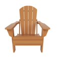 thumbnail image 2 of Westintrends Silla Adirondack de HDPE Plegable para Exteriores Asiento de Patio, Resistente a la Intemperie, Teca, 2 of 10
