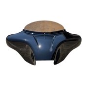 QK Racing Harley‑Davidson Freewheeler FLRT trike Batwing Fairing with 4×5.25″ Speaker Assemblies Glossy Black