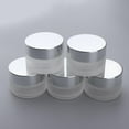 thumbnail image 2 of 5 botes pequeños de cristal esmerilado para cosméticos, para viaje, para crema, vacíos 20 g, 2 of 9