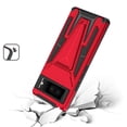 thumbnail image 4 of Kaleidio Case For Google Pixel 7 (2022) [Alien Hybrid] Rugged Shockproof [Kickstand] Magnetic Armor Impact Cover [Red/Black], 4 of 4