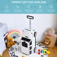 thumbnail image 6 of Gymax 2 in 1 Kid Riding Travel Suitcase Licensed Mercedes Benz Ride on Car Toy White, 6 of 10