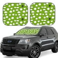 thumbnail image 6 of Kdxio Funny Sheep Doing Yoga Print 2-Piece Sun Shade Front Windshield - Foldable Car Front Window Sunshades For Most Sedans Suv Truck, 6 of 6
