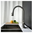 thumbnail image 6 of Kitchen Faucet with Pull Out Sprayer, 360° Swivel Single Handle Stainless Steel Sink Faucet, High Arc Water Tap for Home Kitchen Use, 6 of 8