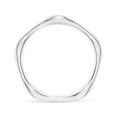 thumbnail image 2 of ANGARA Lab Grown Diamond Pentagon Stackable Band for Women in 14K White Gold (Size-1.8mm| Color-F-G| Clarity-VS) | April Birthstone, Anniversary, Jewelry Gift for Women | Lab-Grown Diamond Ring, 2 of 4