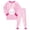 Light Pink, variant on TAmten Planet Pajamas Sets Dinosaur Cotton Truck 2 Piece Long Sleeve Train Sets Sleepwear Clothes Set Loungewear Size 2-3 Years