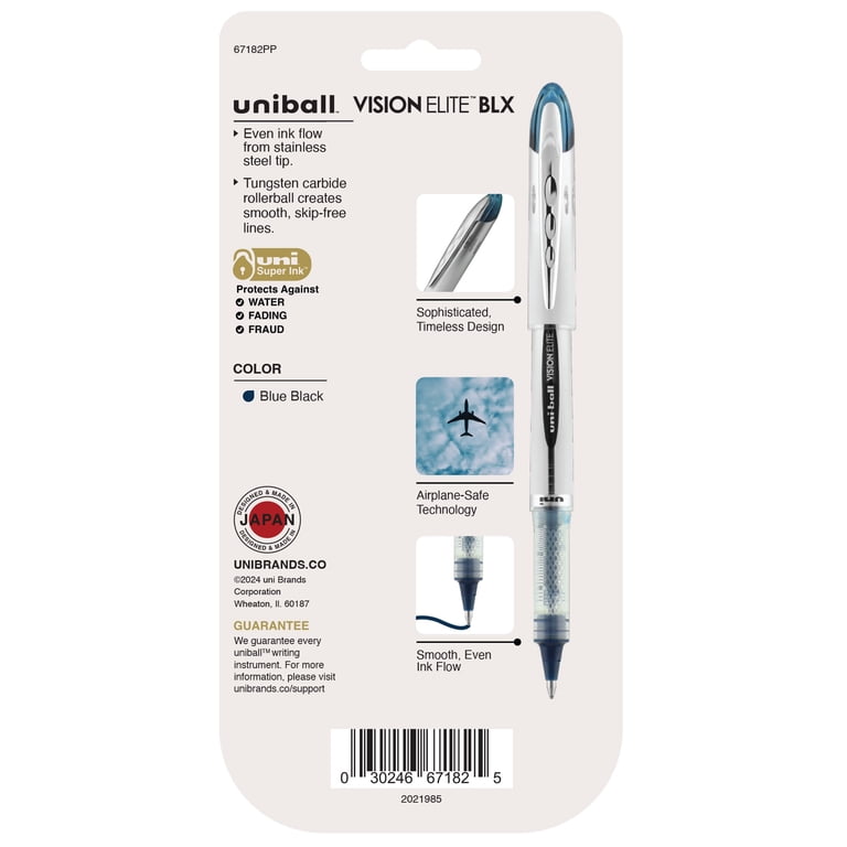 uniball Vision Elite BLX Rollerball Pens, 4 Pack photo 7