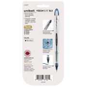 uniball Vision Elite BLX Rollerball Pens, Bold Point (0.8mm), Blue-Black Ink, 4 Count