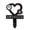 A003- Style C, variant on Pet Memorial Garden Stake, Durable Pet Grave Marker for Outdoor, Sympathy Paw Print Decor for Yard, Cemetery, Patio - In Loving Memory Design, No Size Needed, 1pc (No Quantity Needed as Only One)