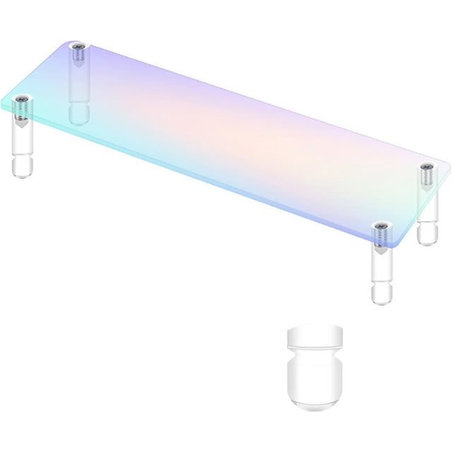 Yazoeia Acrylic Display Risers, Acrylic Tier Display Stands, Perfume Organizer, Display Stand Risers for Display, Decoration And Organizer,1 tier,20cm CJC912-142646