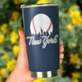 thumbnail image 2 of Legends New York Baseball City Skyline Tumbler - Coffee Mug Insulated Tumbler With Lid - Mother''s Day, Father''s Day, Birthday, Christmas Gifts For Fans - 20 Oz| Stainless Steel, 2 of 6