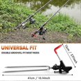 thumbnail image 3 of 2pcs Fishing Rod Holders - Upgraded 360 Degree Adjustable Fishing Pole Stand Equipment for Bank, Beach, Gift for Men, 3 of 5
