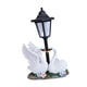 thumbnail image 5 of Estatua decorativa de cisne para jardín exterior con farol solar, elegante figura de animal, lámpara de exterior para terraza o patio., 5 of 9