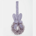 thumbnail image 2 of Hanging Cabinet Door Wreath with Easter Rabbit Ears and Ribbon Easter Bunny Cabinet Wreath Spring Table Decorations Wood Bunnies ornaments for Easter Party Table Home Decor, 2 of 9