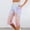 Beige women's drawstring capri pants a1, variant on Cagogo Women's Drawstring Tie Dye Capri Pants Casual Active Cropped Yoga Joggers Summer Lounge Elastic Waist Beach Work Trousers, Purple M