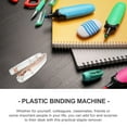 thumbnail image 2 of ORDDIART 1Pc Stylish Golden Stapler Plastic Binding Machine Suitable for Home and Office, 2 of 5