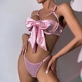thumbnail image 3 of Gibobby Sujetador De Encaje Para Mujer Lencería Sexy para Mujer Baby Doll Mujer Sexy Color Negro Mono Sensual y Elegante Fina Lenceria para Dama(Rosa, XG), 3 of 5
