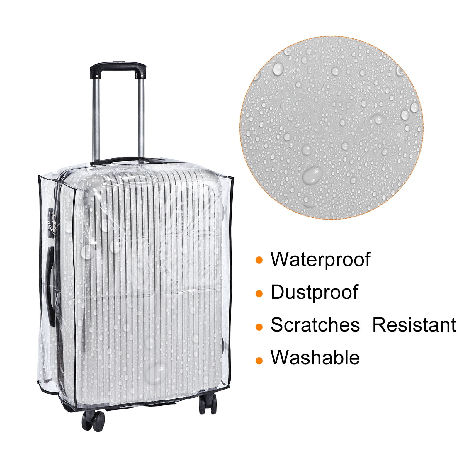 Unique Bargains Luggage Protector for Suitcases with Hook-and-Loop Fastener 24 Inch