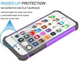 thumbnail image 3 of iPhone 7 Case, Apple iPhone 8 Case, Njjex [Purple/Black] 2-Piece Shockproof Rugged Rubber Anti-Slip Plastic Hard Cover Phone Case for iPhone 7 (2016) / iPhone 8 (2017), 3 of 4