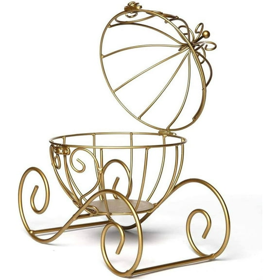 Centerpiece Table Decorations Wedding,Princess Carriage Princess Centerpieces for Tables Carriage Wedding Party Centerpieces Home Decorations,Gold