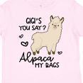 thumbnail image 4 of Inktastic Gigi's You Say Alpaca My Bags Boys or Girls Toddler T-Shirt, 4 of 5