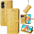 thumbnail image 4 of Funda Cartera FOXDOCK para OPPO A78 4G , Flip PU con Relieve de Gatos y Perros, Tarjetero y Soporte, 4 of 6