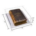 thumbnail image 2 of Deluxe Clear Acrylic Book Display Case with White Base (A030B-WDS), 2 of 3