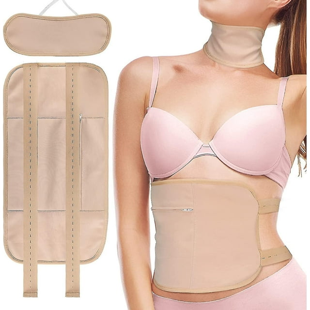 Paquete de envoltura de aceite de ricino de 2 uds, kit de paquete de aceite de ricino orgánico reutilizable para abdomen y cuello, paquetes de aceite de ricino para desintoxicación del hígad