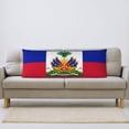 thumbnail image 6 of Body Pillow Cover Haitian Flag Long Pillow Case Protector With Zipper Decorative Soft Large Pillow Cases Covers 20"X54", 6 of 6