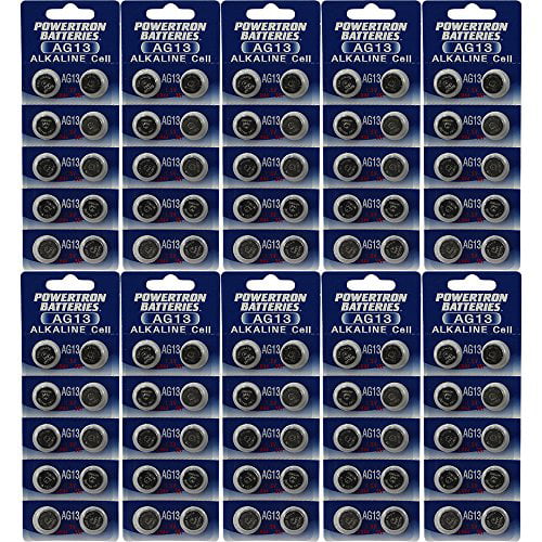 LOOPACELL AG13 LR44 L1154 357 76A A76 Button Cell Battery 10 Pack 