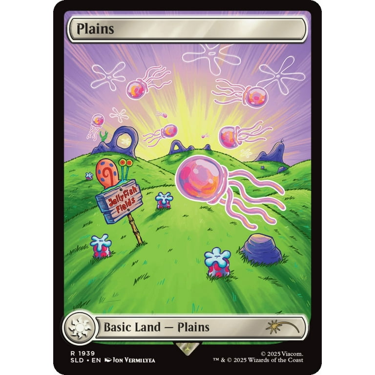 Magic the Gathering Secret Lair x SpongeBob SquarePants: Lands