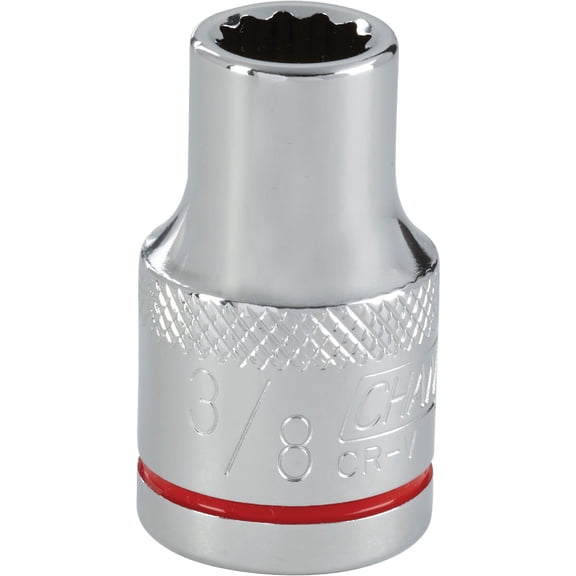 Channellock 1/2" Drive 3/8" 12-Point Shallow Standard Socket