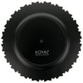 thumbnail image 4 of Koyal Wholesale Metallic Black Acrylic Charger Plates, 13 inches, Set of 4, 4 of 5