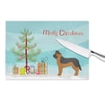 thumbnail image 4 of Black German Shepherd Mastiff Mix Christmas Tree Glass Cutting Board Large, 4 of 4