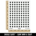 thumbnail image 2 of Paw Print Solid 200+ Round Stickers - White - Matte Finish - 0.50" Size, 2 of 3