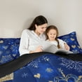 thumbnail image 5 of Castle Fairy 2-Piece Twin Size Comforter Set - Snowflake Christmas Print, 5 of 8