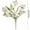 #-【Blanc】| Fleurs en soie longue durée, variant on Bouquet de Fleurs Artificielles en Soie - Centre de Table Réaliste pour la Décoration Intérieure et Extérieure, Idéal pour Les, Blanc, JKODE