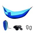 thumbnail image 1 of ruzhgo Hamac de Camping Portable Double Hamac Parachute pour Randonnée Voyage Plage Camping, 1 of 6