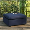 thumbnail image 4 of Commix Overstuffed Outdoor Patio Ottoman Navy, 4 of 4