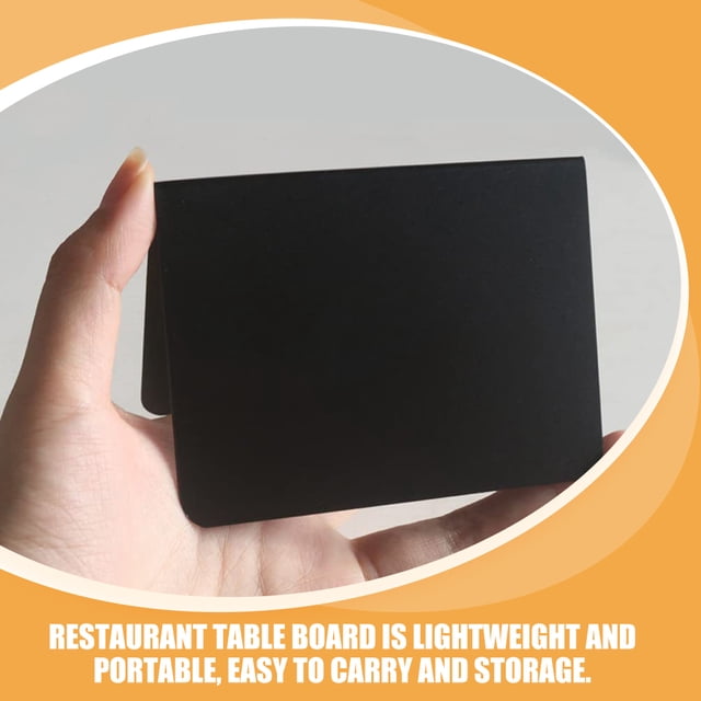 unbranded 15Ud Pizarras De Negras Para Dibujo Mensajes Y Uso En Restaurantes Versátiles