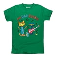 thumbnail image 2 of Pete The Cat - My Dad Rocks - Father's Day - Youth Short Sleeve Graphic T-Shirt, 2 of 6