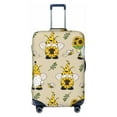 thumbnail image 2 of Goofa Gnomes Bees And Sunflowers Pattern Luggage Covers For Suitcase,Suitcase Cover Protector Fit 18-32 Inch Luggage-, 2 of 9