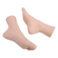 thumbnail image 1 of Silicone Foot Model,  Silicone Feet 1 Pair Soft Touch  for Photography, 1 of 7