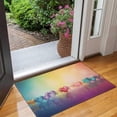 thumbnail image 2 of Colorful Hearts Door Mats Rug Decorative Doormat Welcome Floor Mat Non Slip Washable Bathroom Kitchen Entrance Rug for Indoor Outdoor Home Decor, 17 X 30 Inch, 2 of 7