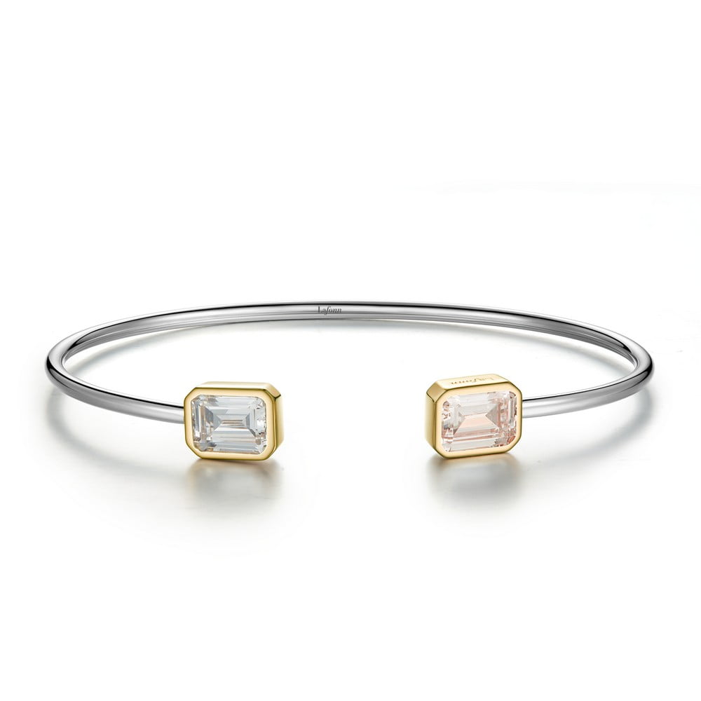 Monte Carlo Sterling Silver 2-Tone Plated Simulated Cubic Zirconia 今週だけ安 BRACELET - CALRO MONTE RADIALL ブレスレット