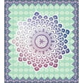 thumbnail image 3 of Ambesonne Ethnic Duvet Cover Set, Floral Petal Form Nature, 2-Calking, Lilac and Mint, 3 of 7