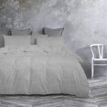 thumbnail image 6 of REDEARTH · Jersey Knit Cotton Duvet Cover Set -with 2 Pillow Shams in Super Soft Easy Care Heather Fabric, Zipper Closure, Pure Cotton (Duvet Cover Set King, Gray Melange) Set of 3, 6 of 7