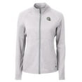 thumbnail image 2 of Women's Cutter & Buck Heather Gray Los Angeles Chargers Adapt Eco Knit Heather Full-Zip Jacket, 2 of 3