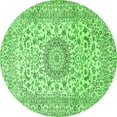 thumbnail image 1 of Ahgly Company Indoor Round Medallion Green Traditional Area Rugs, 5' Round, 1 of 1