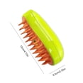 thumbnail image 4 of Cepillo Aseo Eléctrico para Gatos 3 en 1 Peine Derramar Suministros () Verde, 4 of 4